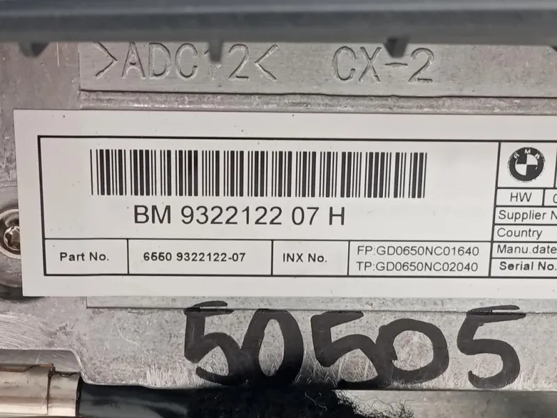 Display Multimediale 932212207 Bmw Serie 1 F20 Berlina 2012