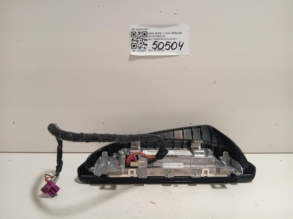 Display Multimediale 932212207 Bmw Serie 1 F20 Berlina 2015