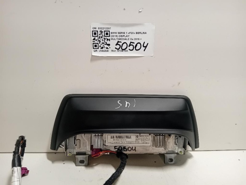 Display Multimediale 932212207 Bmw Serie 1 F20 Berlina 2015
