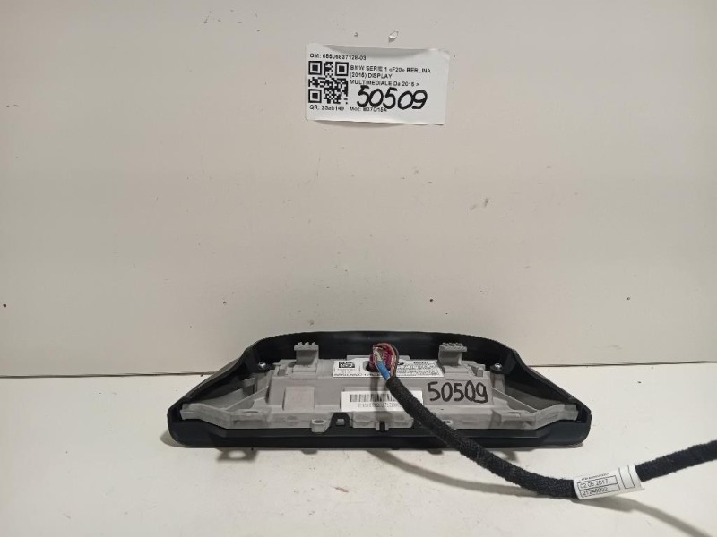 Display Multimediale 65506837128-03 Bmw Serie 1 F20 Berlina 2015