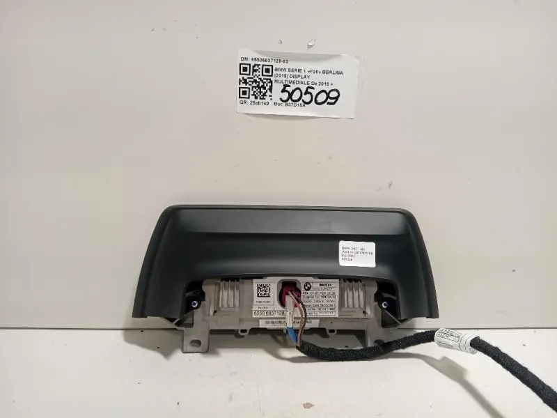 Display Multimediale 65506837128-03 Bmw Serie 1 F20 Berlina 2015
