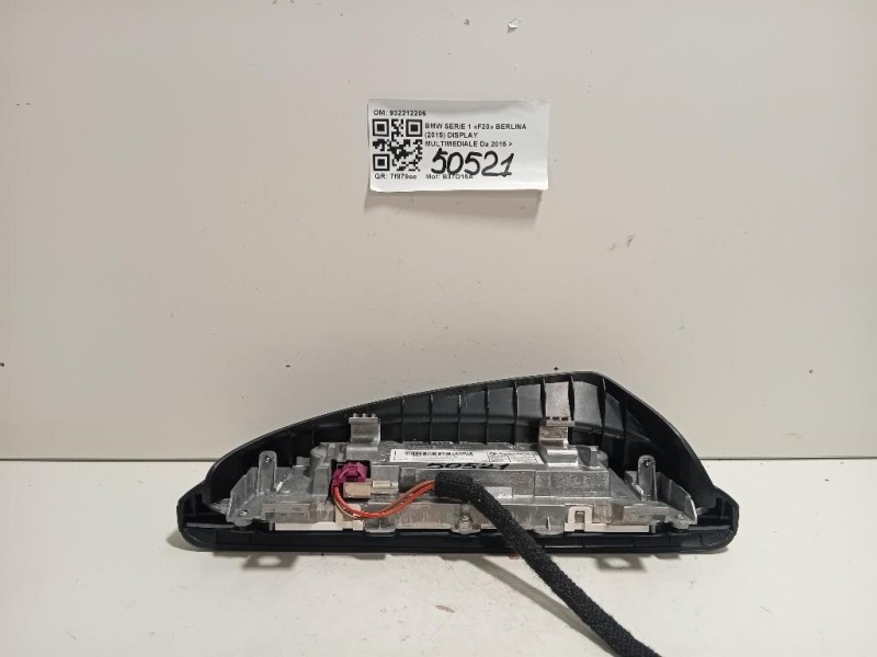 Display Multimediale 932212206 Bmw Serie 1 F20 Berlina 2015
