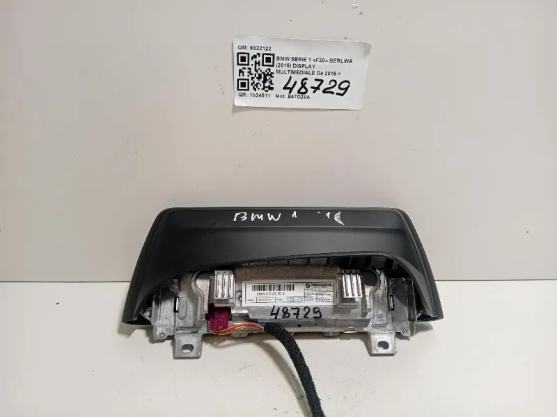 Display Multimediale 9322122 Bmw Serie 1 F20 Berlina 2015