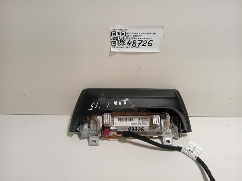 Display Multimediale 932212208 Bmw Serie 1 F20 Berlina 2015