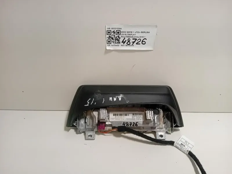 Display Multimediale 932212208 Bmw Serie 1 F20 Berlina 2015