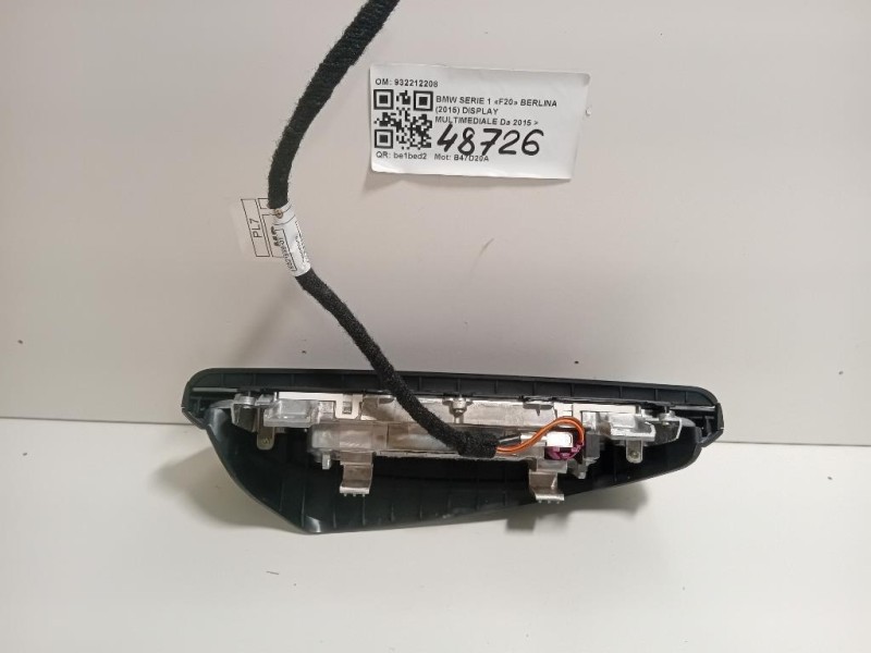 Display Multimediale 932212208 Bmw Serie 1 F20 Berlina 2015
