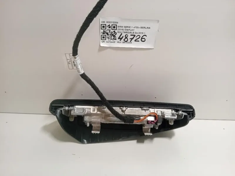 Display Multimediale 932212208 Bmw Serie 1 F20 Berlina 2015