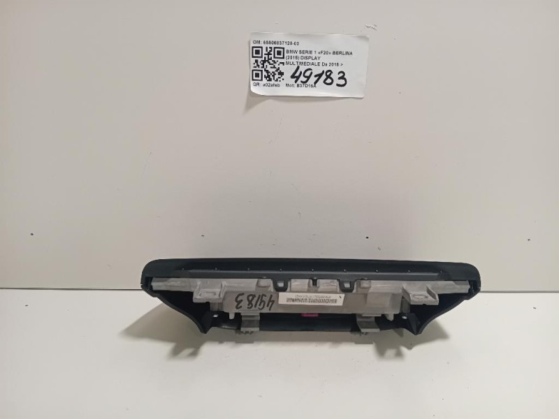 Display Multimediale 65506837128-03 Bmw Serie 1 F20 Berlina 2015
