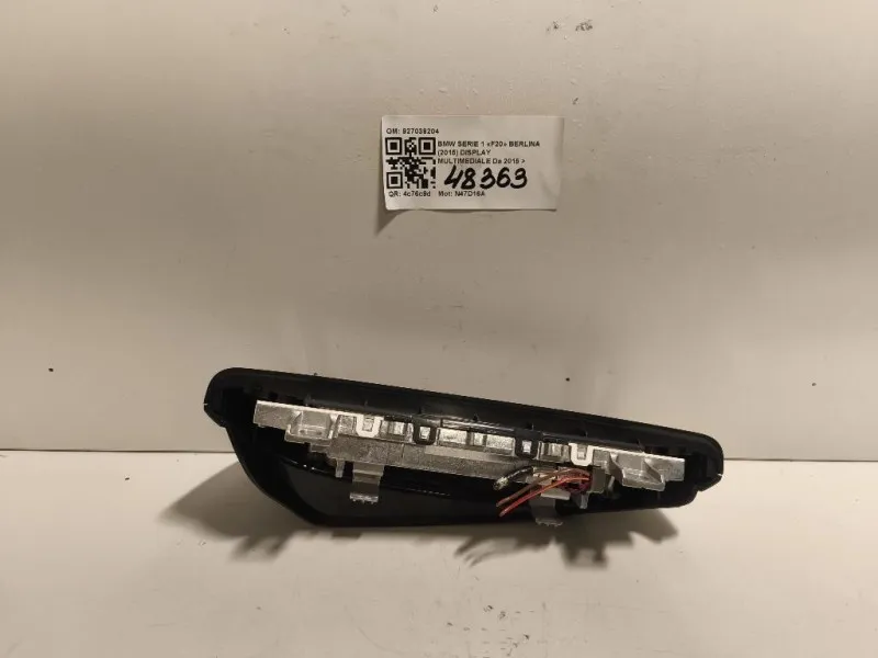 Display Multimediale 927039204 Bmw Serie 1 F20 Berlina 2015