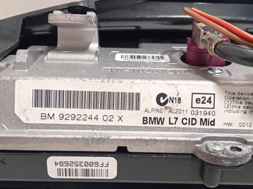 Display Multimediale 9292244 Bmw Serie 1 F20 Berlina 2015