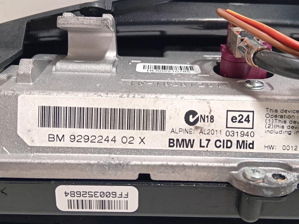 Display Multimediale 9292244 Bmw Serie 1 F20 Berlina 2015