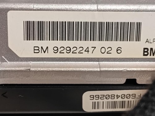 Display Multimediale 929224702 Bmw Serie 3 F30 Berlina 2012