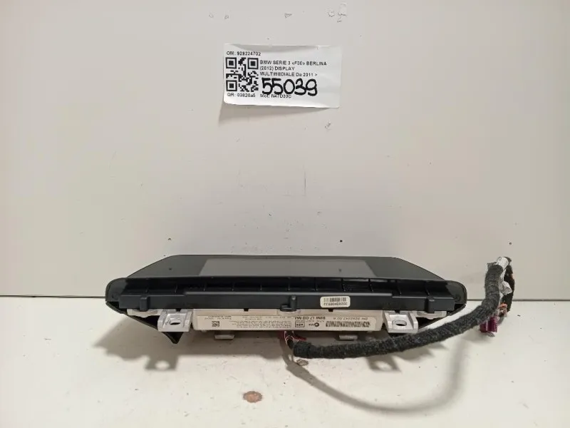 Display Multimediale 929224702 Bmw Serie 3 F30 Berlina 2012