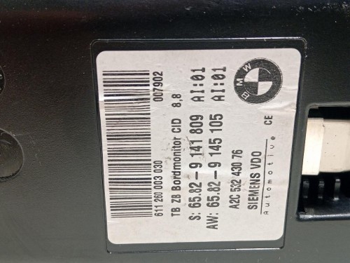 Display Multimediale 65829141809 Bmw Serie 5 E60 Berlina 2004