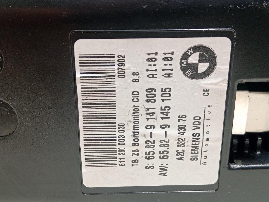 Display Multimediale 65829141809 Bmw Serie 5 E60 Berlina 2004