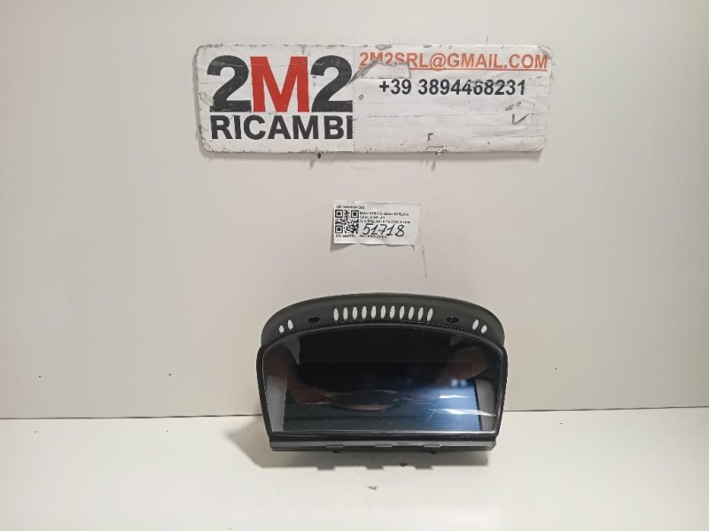 Display Multimediale 65829141809 Bmw Serie 5 E60 Berlina 2004