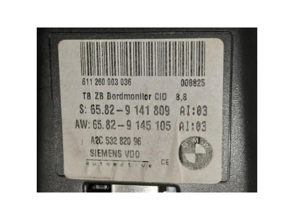 Display Multimediale A2C53258833 Bmw Serie 5 E60 Berlina 2004