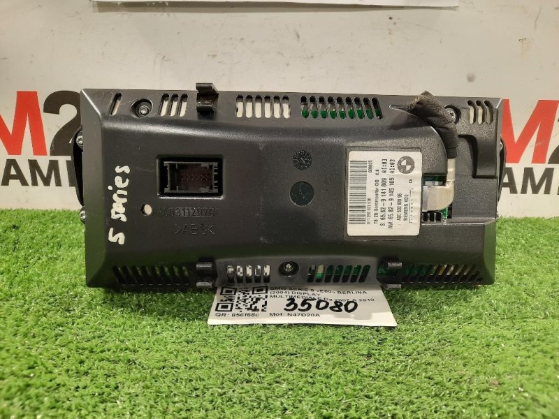 Display Multimediale A2C53258833 Bmw Serie 5 E60 Berlina 2004