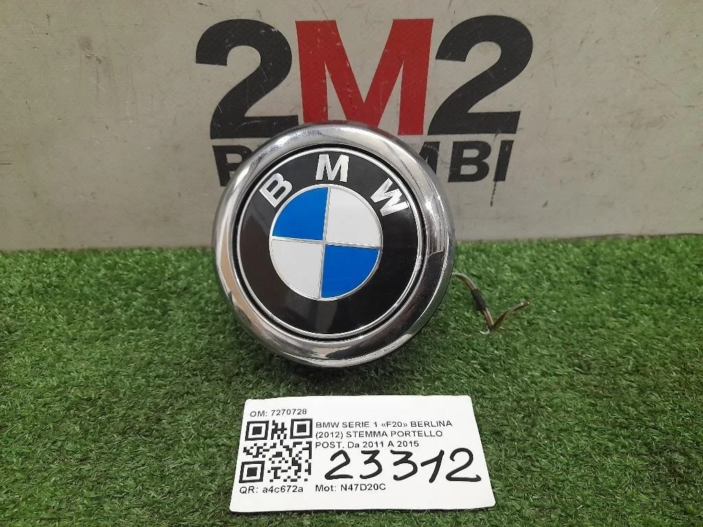 Stemma Portello POST 7270728 Bmw Serie 1 F20 Berlina 2012