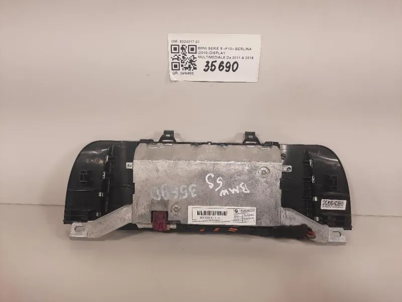 Display Multimediale 9324317-01 Bmw Serie 5 F10 Berlina 2010