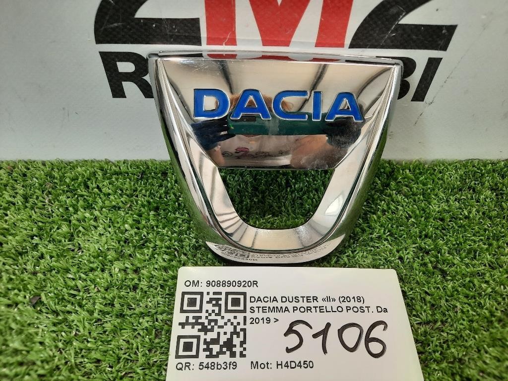 Stemma Portello POST 908890920R Dacia Duster II 2018