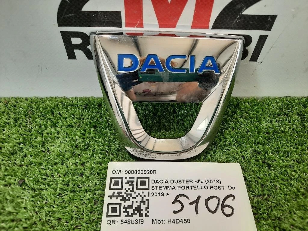 Stemma Portello POST 908890920R Dacia Duster II 2018