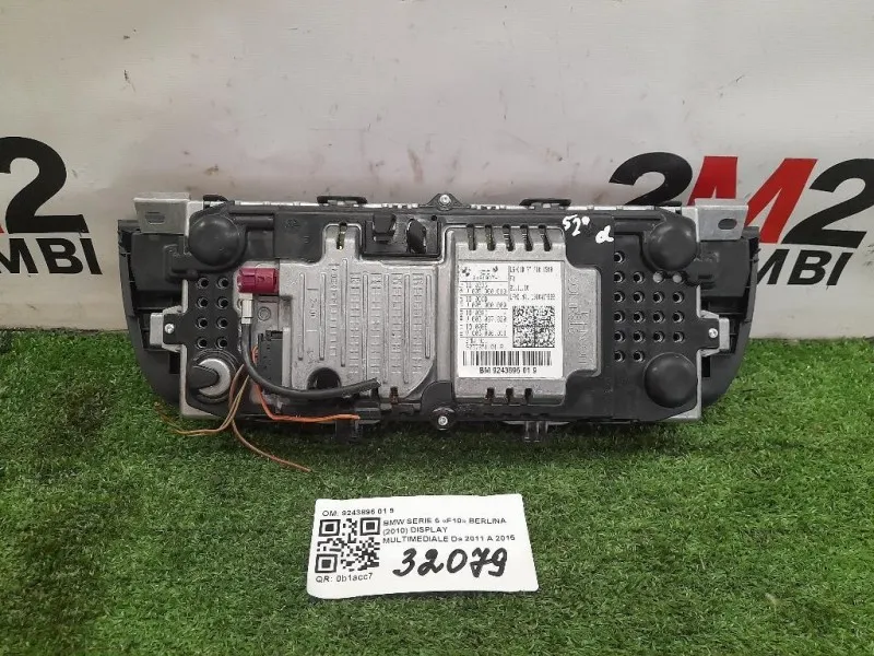Display Multimediale 9243896 01 9 Bmw Serie 5 F10 Berlina 2010