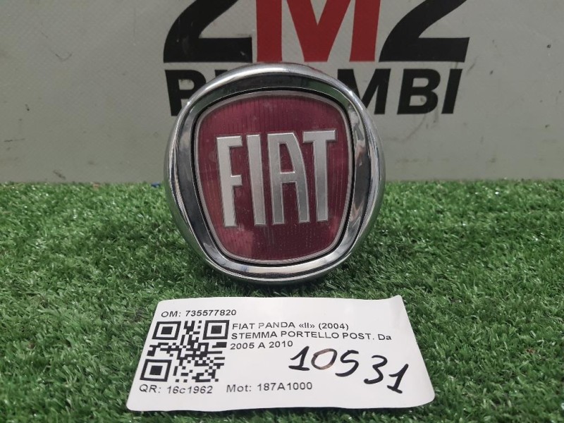 Stemma Portello POST 735577820 Fiat Panda II 2004