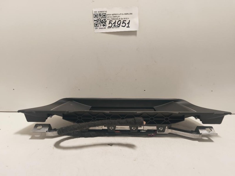 Display Multimediale 928900702 Bmw Serie 5 F10 Berlina 2012