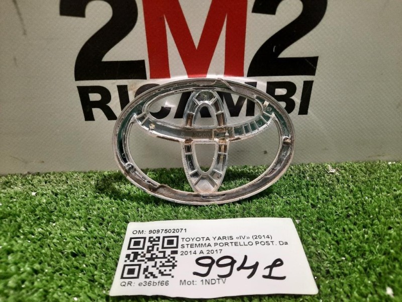 Stemma Portello POST 9097502071 Toyota Yaris IV 2014