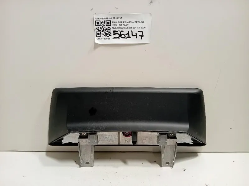 Display Multimediale 681051106 Bmw Serie 5 G30 Berlina 2016