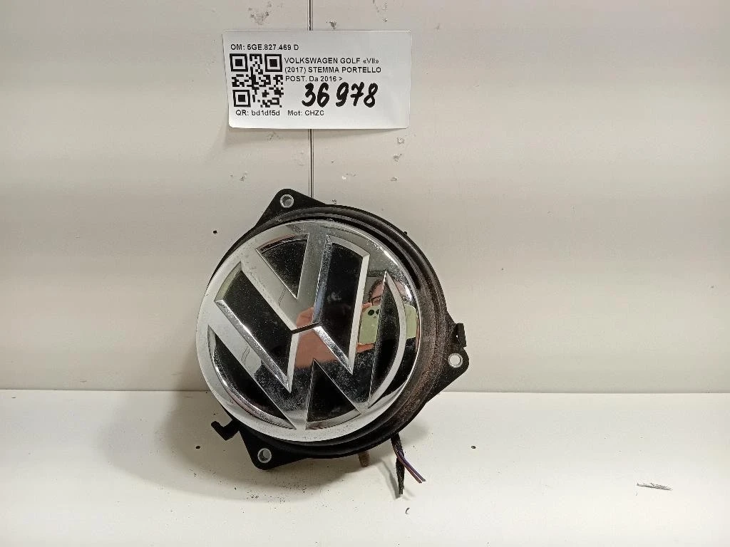 Stemma Portello POST 5G9827469D Volkswagen GOLF VII 2017