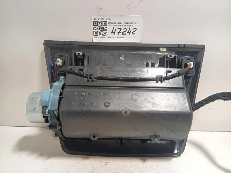 Display Multimediale A2C53167091 SCHERMO DISPLAY NAVIGATORE Bmw X3 E83 2004