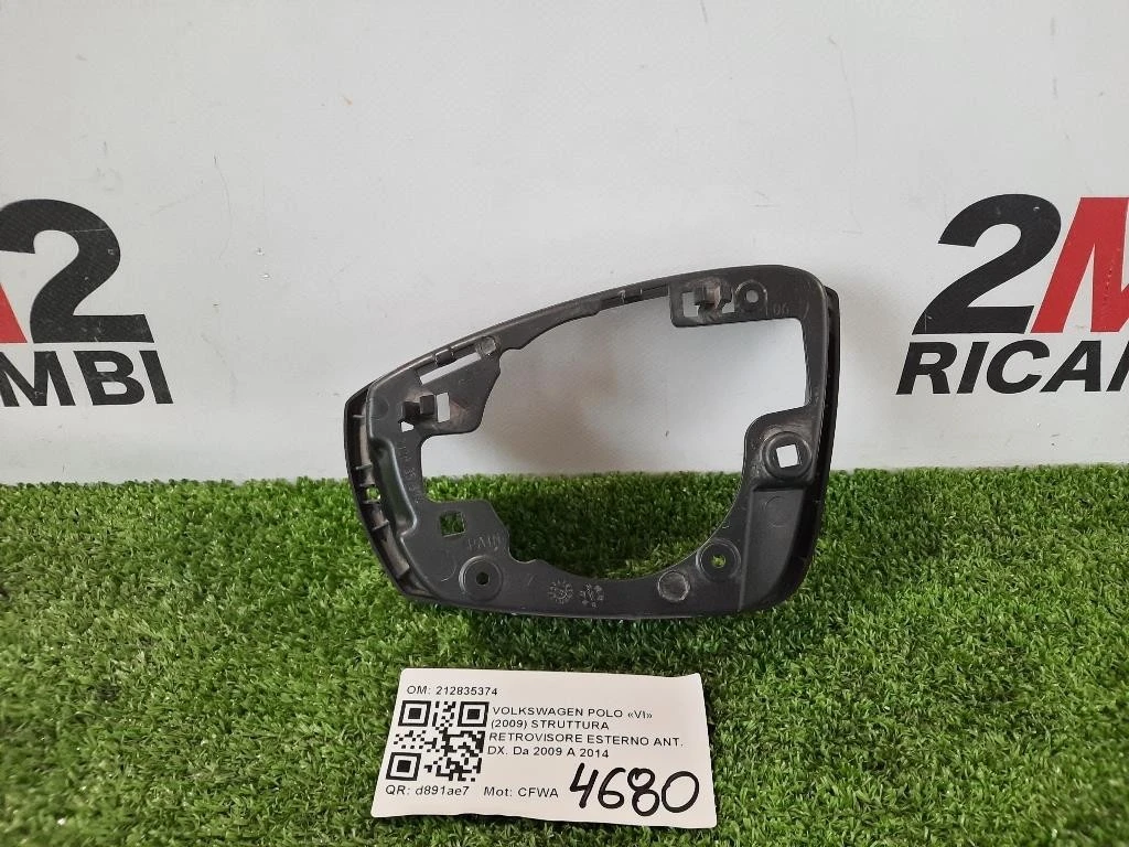 Struttura Retrovisore Esterno ANT DX 212835374 Volkswagen POLO VI 2009