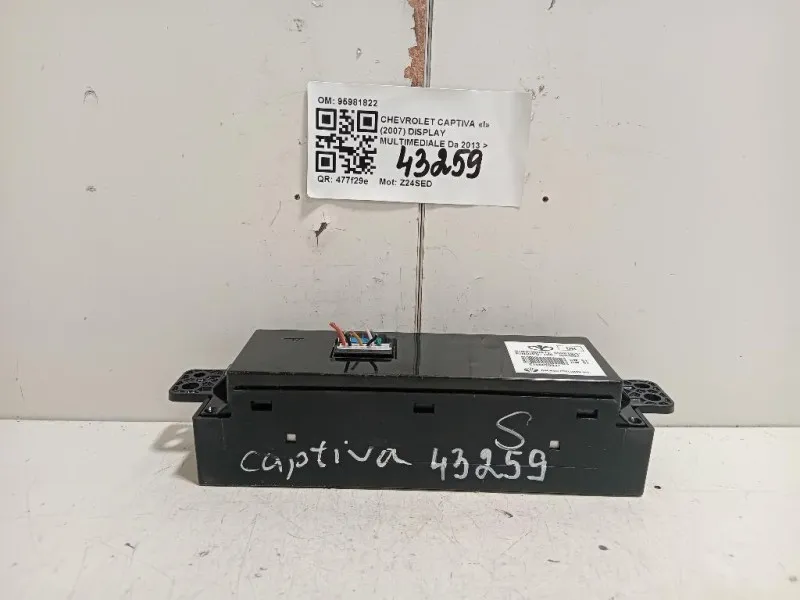 Display Multimediale 95981822 Chevrolet Captiva I 2007