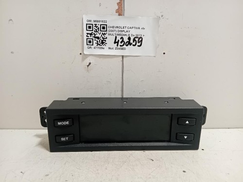 Display Multimediale 95981822 Chevrolet Captiva I 2007