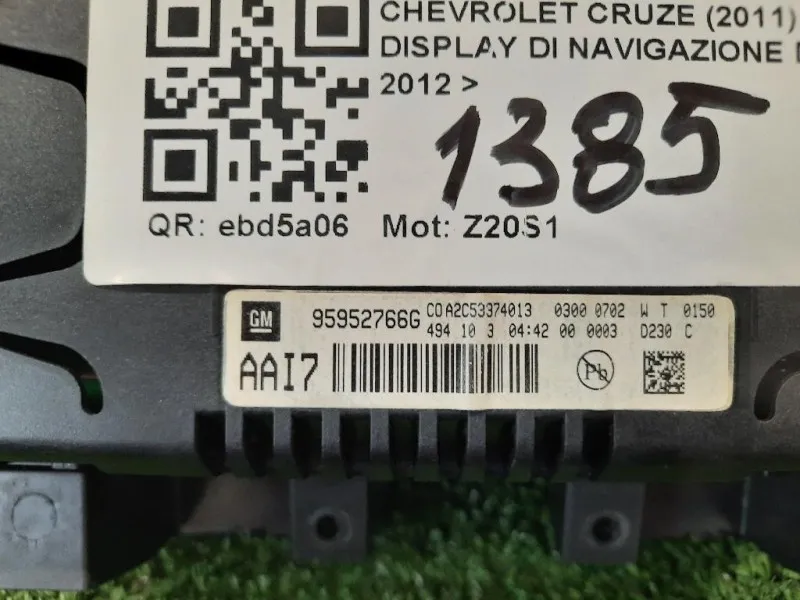Display Multimediale 95952766G NAVI Chevrolet Cruze 2011