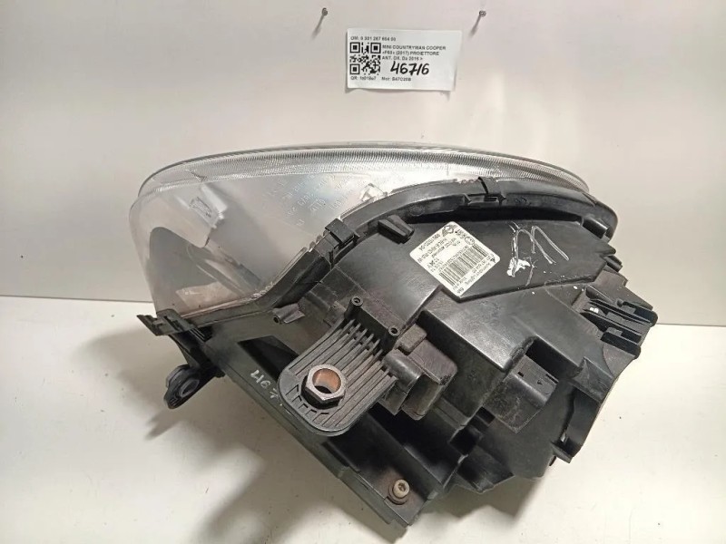 Proiettore ANT DX 0 301 267 604 00 Mini Countryman Cooper F60 2017