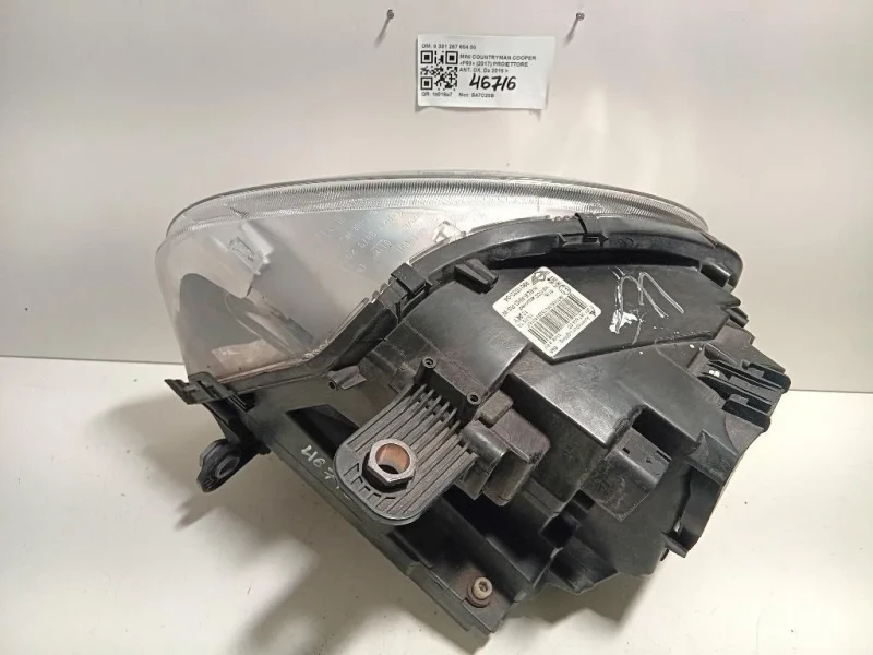 Proiettore ANT DX 0 301 267 604 00 Mini Countryman Cooper F60 2017