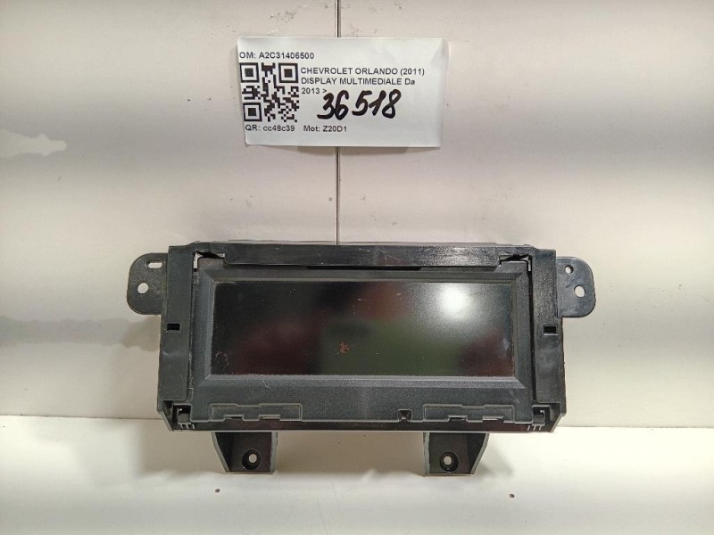 Display Multimediale A2C31406500 Chevrolet Orlando 2011
