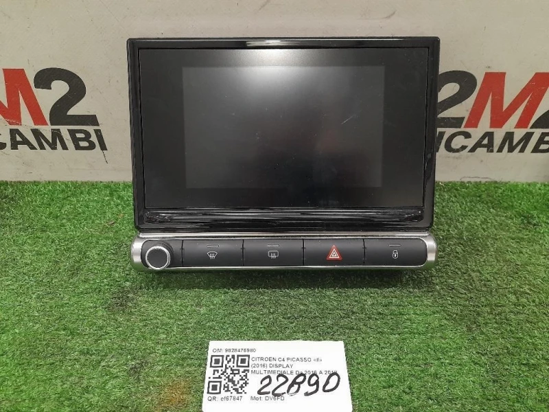 Display Multimediale 9828476980 Citroen C4 Grand Picasso II 2016