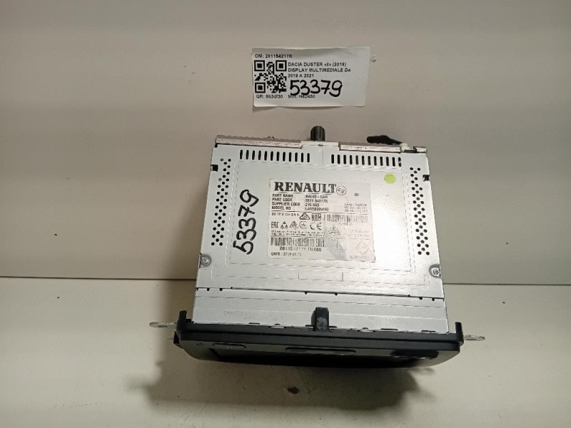 Display Multimediale 281154217R Dacia Duster II 2018