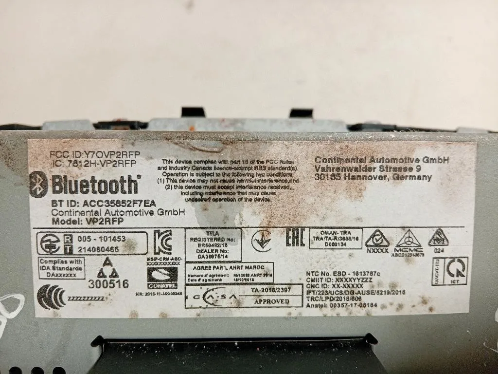 Display Multimediale Fiat 500 C 2015