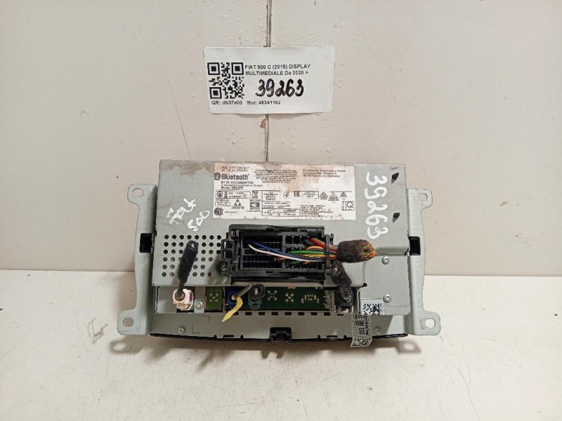 Display Multimediale Fiat 500 C 2015