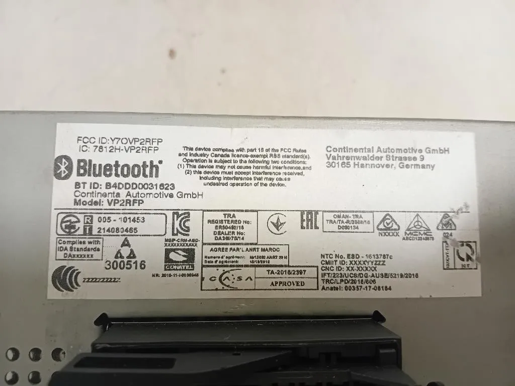 Display Multimediale 214080465 Fiat 500L 2013