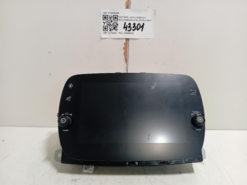 Display Multimediale 214080465 Fiat 500L 2013