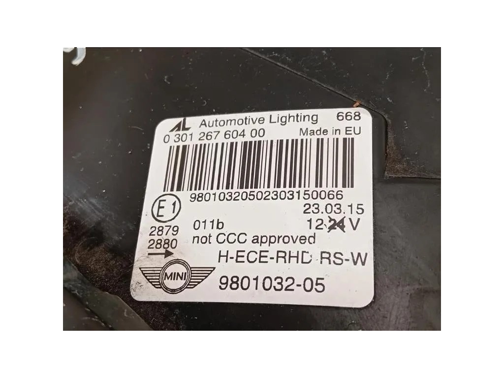 Proiettore ANT DX 9801032-05 Mini Countryman ONE R60 2014