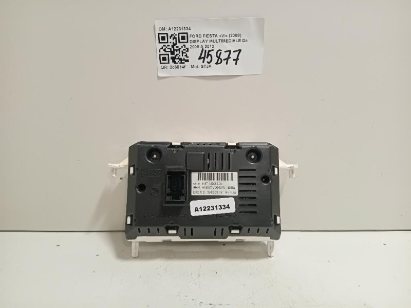 Display Multimediale A12231334 Ford Fiesta VI 2008