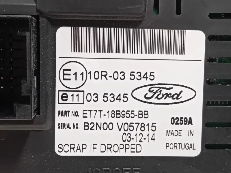 Display Multimediale ET7T-18B955-BB Ford Fiesta VI 2012