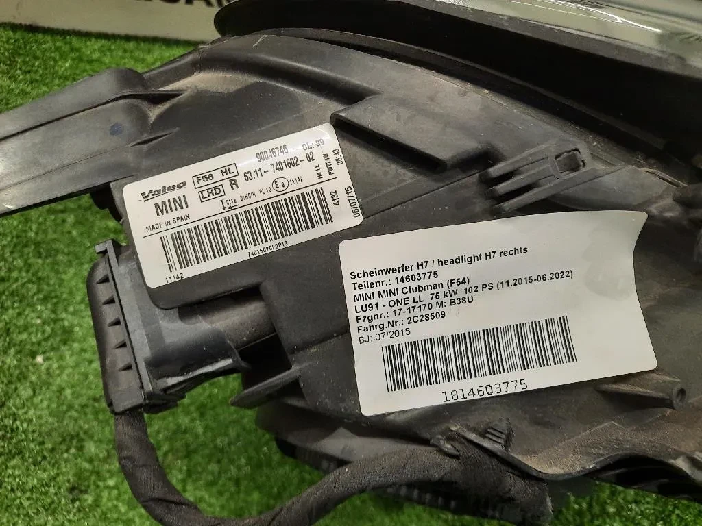 Proiettore ANT DX 63117401602 Mini MINI Cooper F55 2014